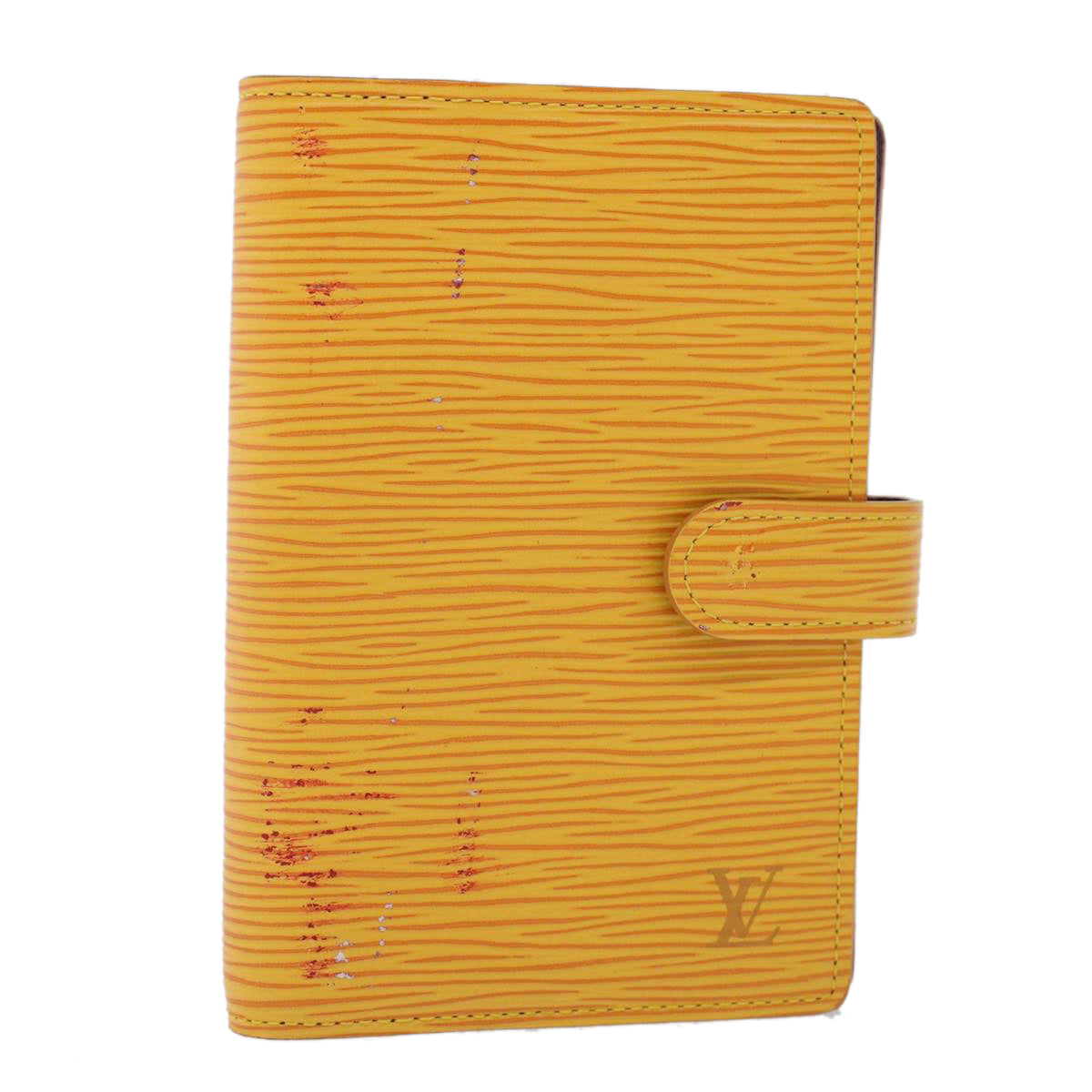 LOUIS VUITTON Epi Agenda PM Day Planner Cover Yellow R20059 LV 45018