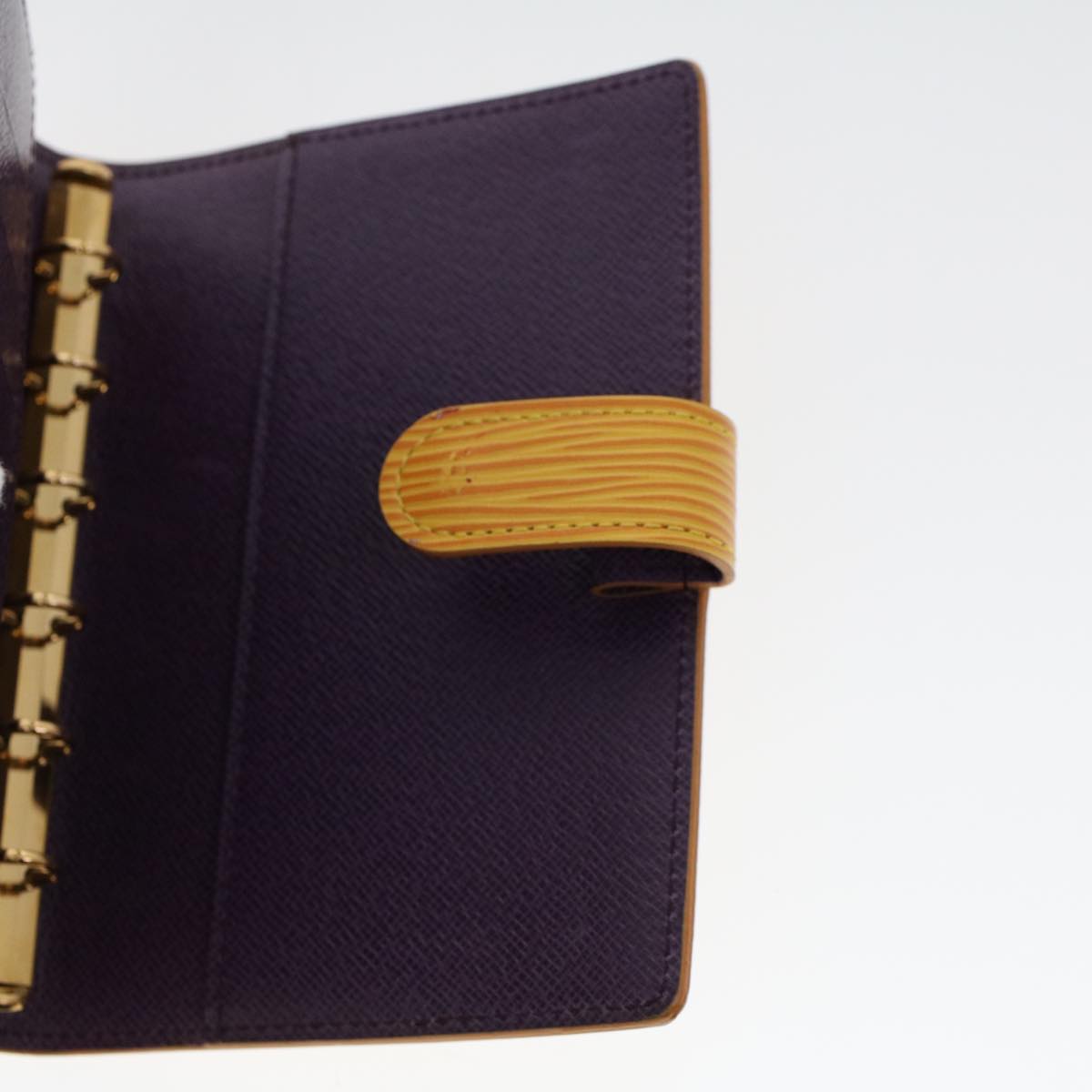 LOUIS VUITTON Epi Agenda PM Day Planner Cover Yellow R20059 LV 45018