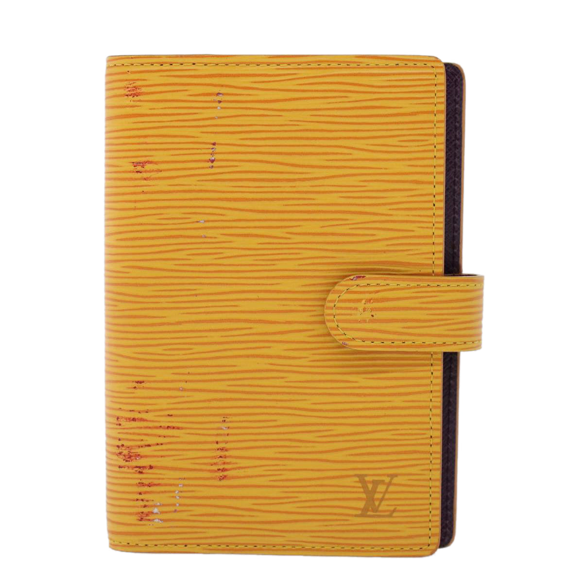 LOUIS VUITTON Epi Agenda PM Day Planner Cover Yellow R20059 LV 45018