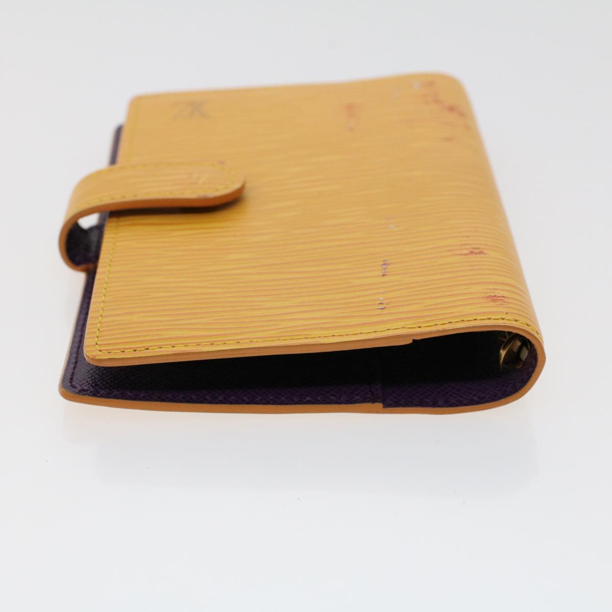 LOUIS VUITTON Epi Agenda PM Day Planner Cover Yellow R20059 LV 45018