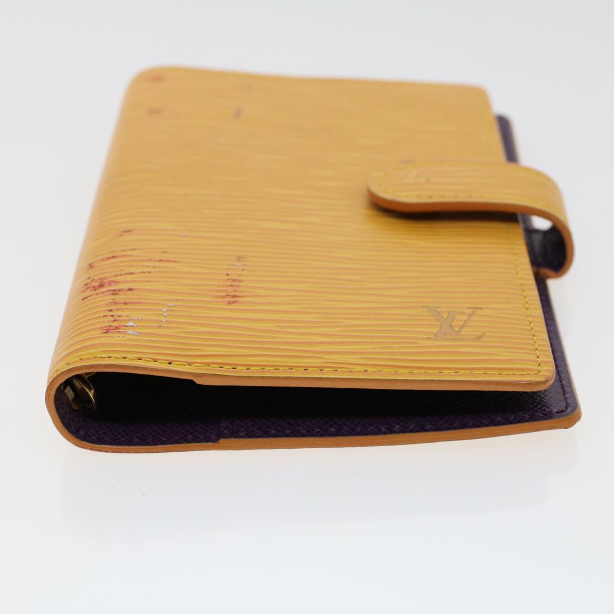 LOUIS VUITTON Epi Agenda PM Day Planner Cover Yellow R20059 LV 45018