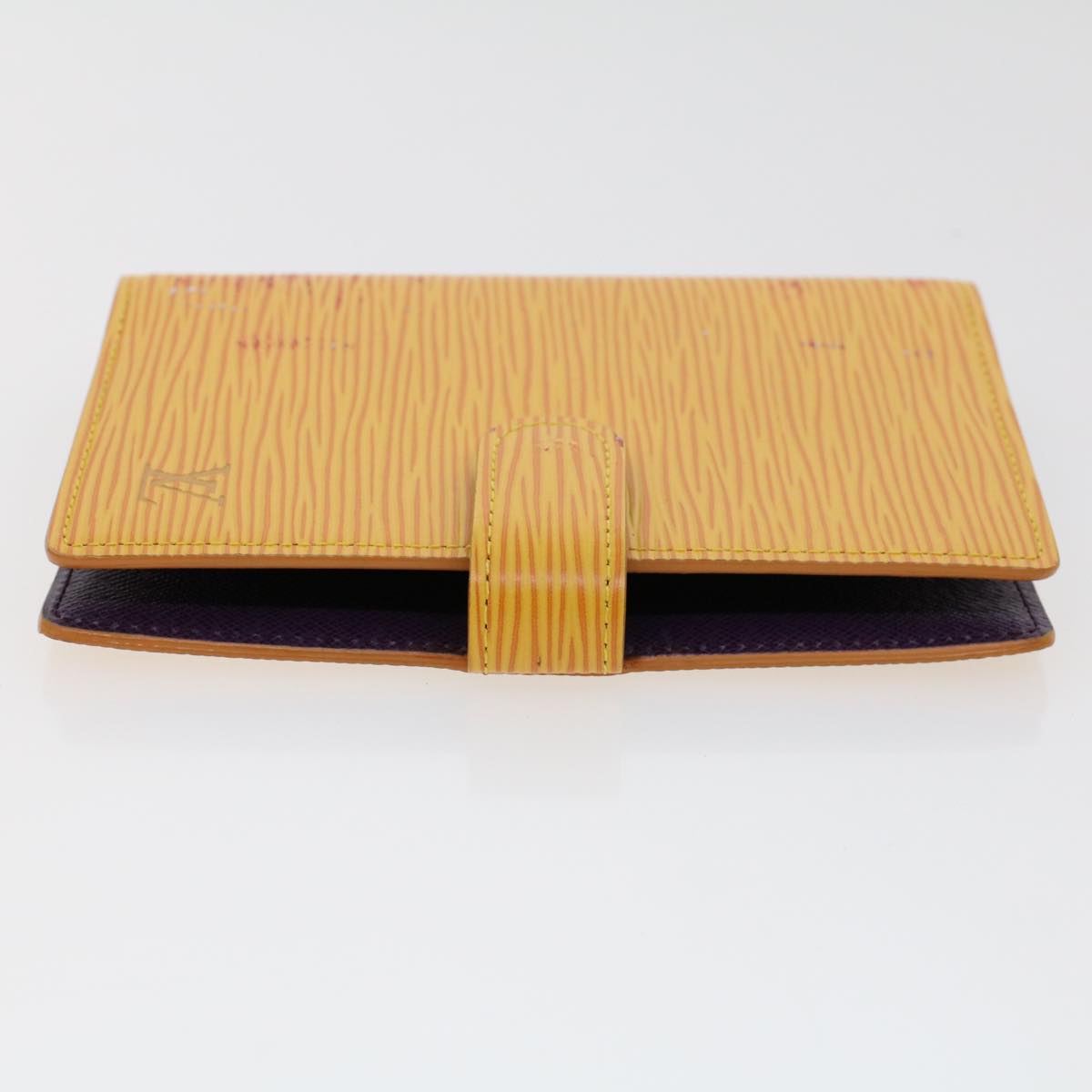 LOUIS VUITTON Epi Agenda PM Day Planner Cover Yellow R20059 LV 45018