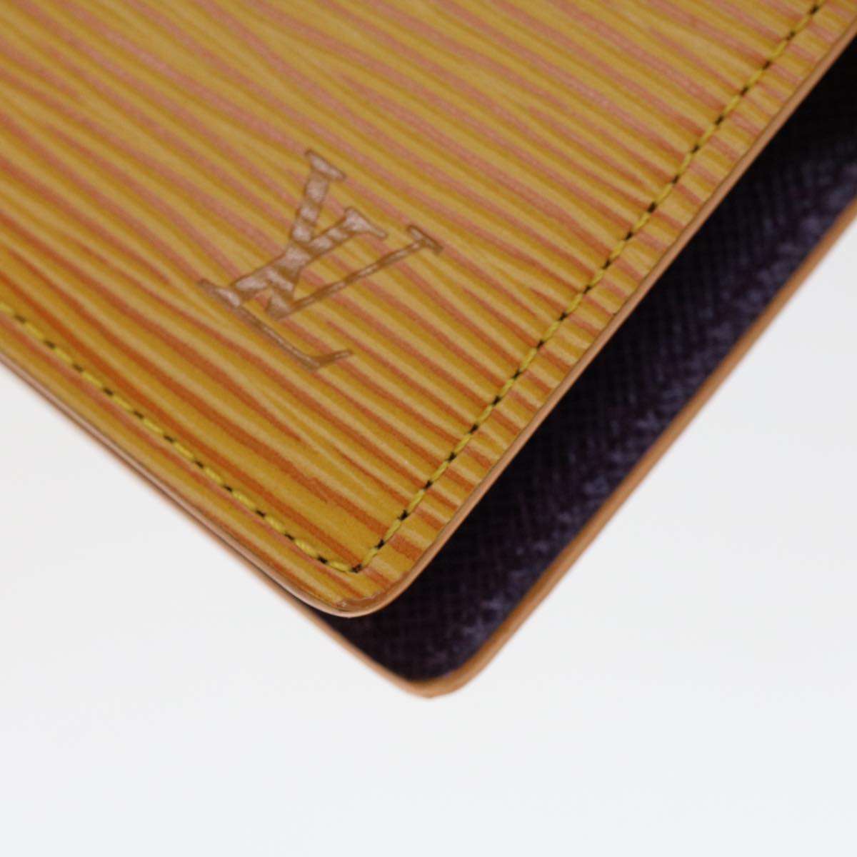 LOUIS VUITTON Epi Agenda PM Day Planner Cover Yellow R20059 LV 45018