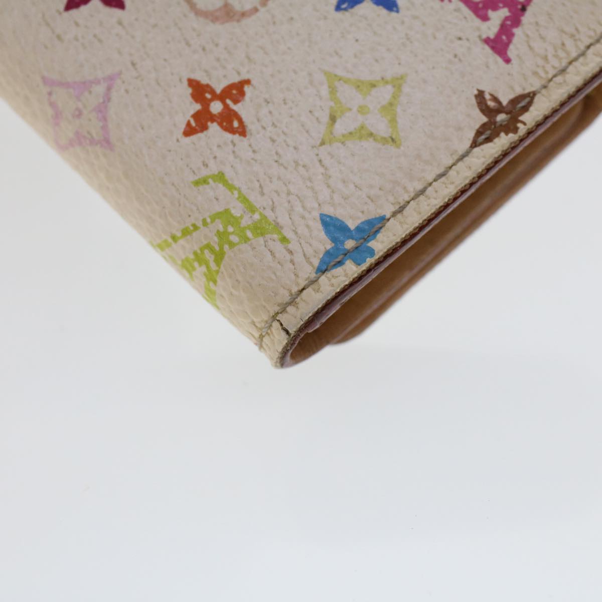 LOUIS VUITTON Monogram Multicolor Multicles 4 Keys Case White M60043 45019