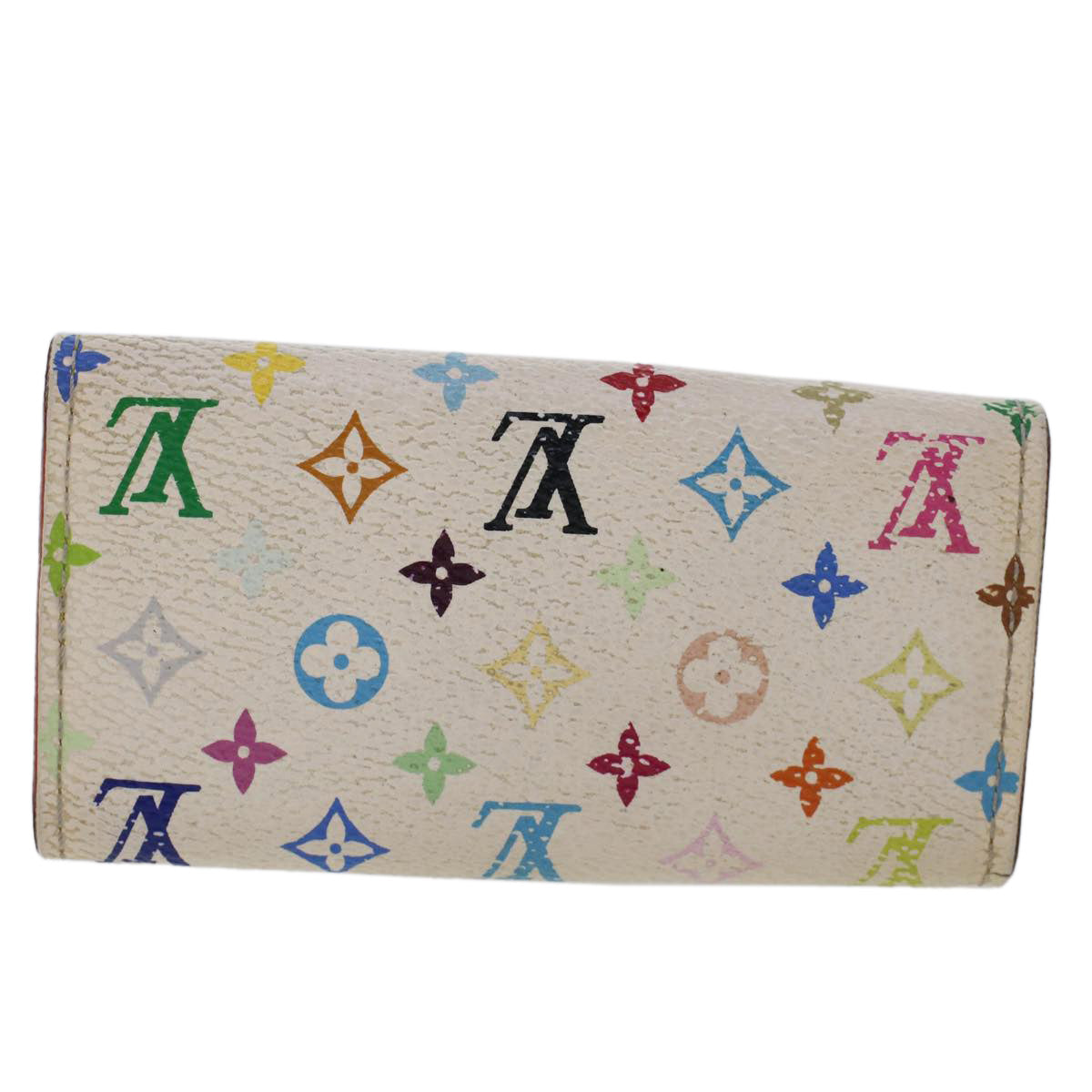 LOUIS VUITTON Monogram Multicolor Multicles 4 Keys Case White M60043 45019