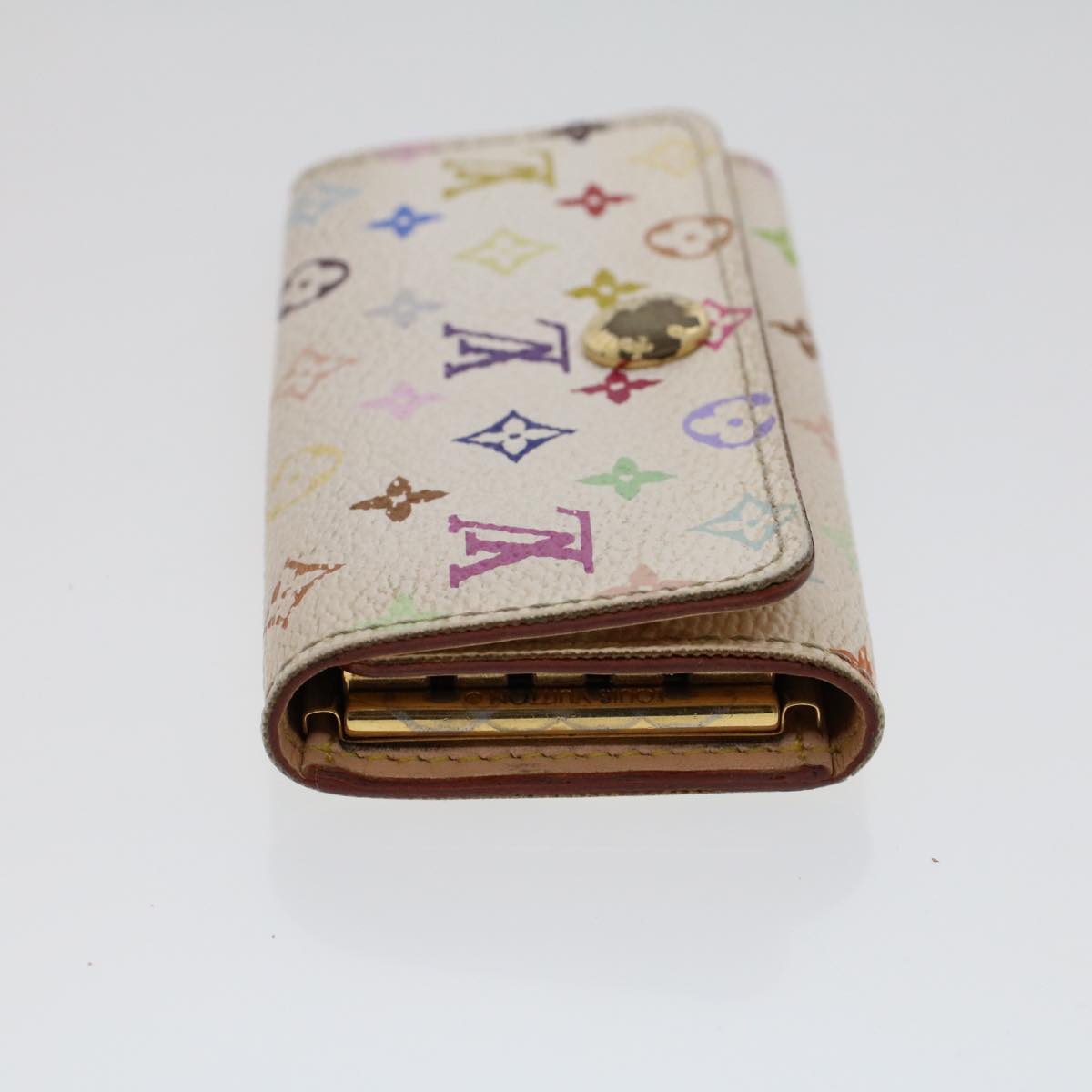 LOUIS VUITTON Monogram Multicolor Multicles 4 Keys Case White M60043 45019