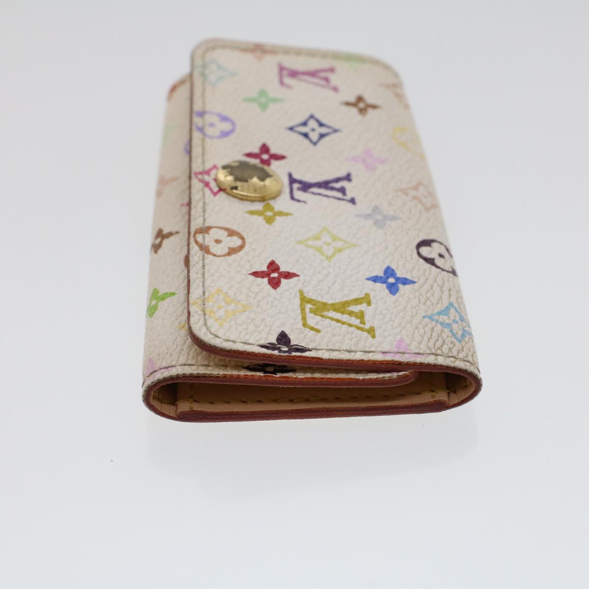 LOUIS VUITTON Monogram Multicolor Multicles 4 Keys Case White M60043 45019