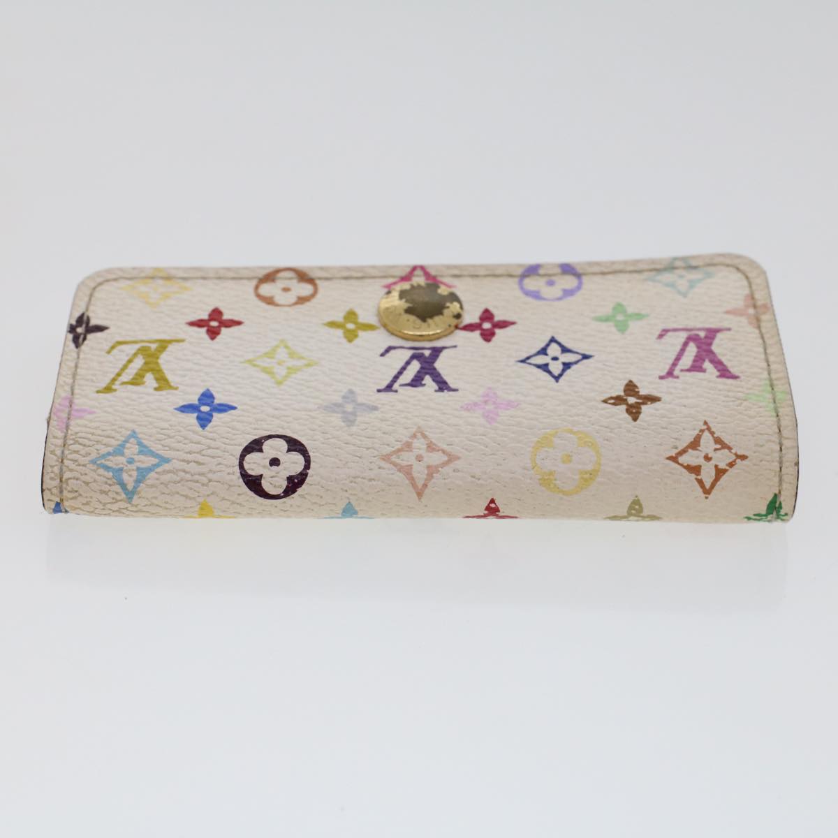 LOUIS VUITTON Monogram Multicolor Multicles 4 Keys Case White M60043 45019