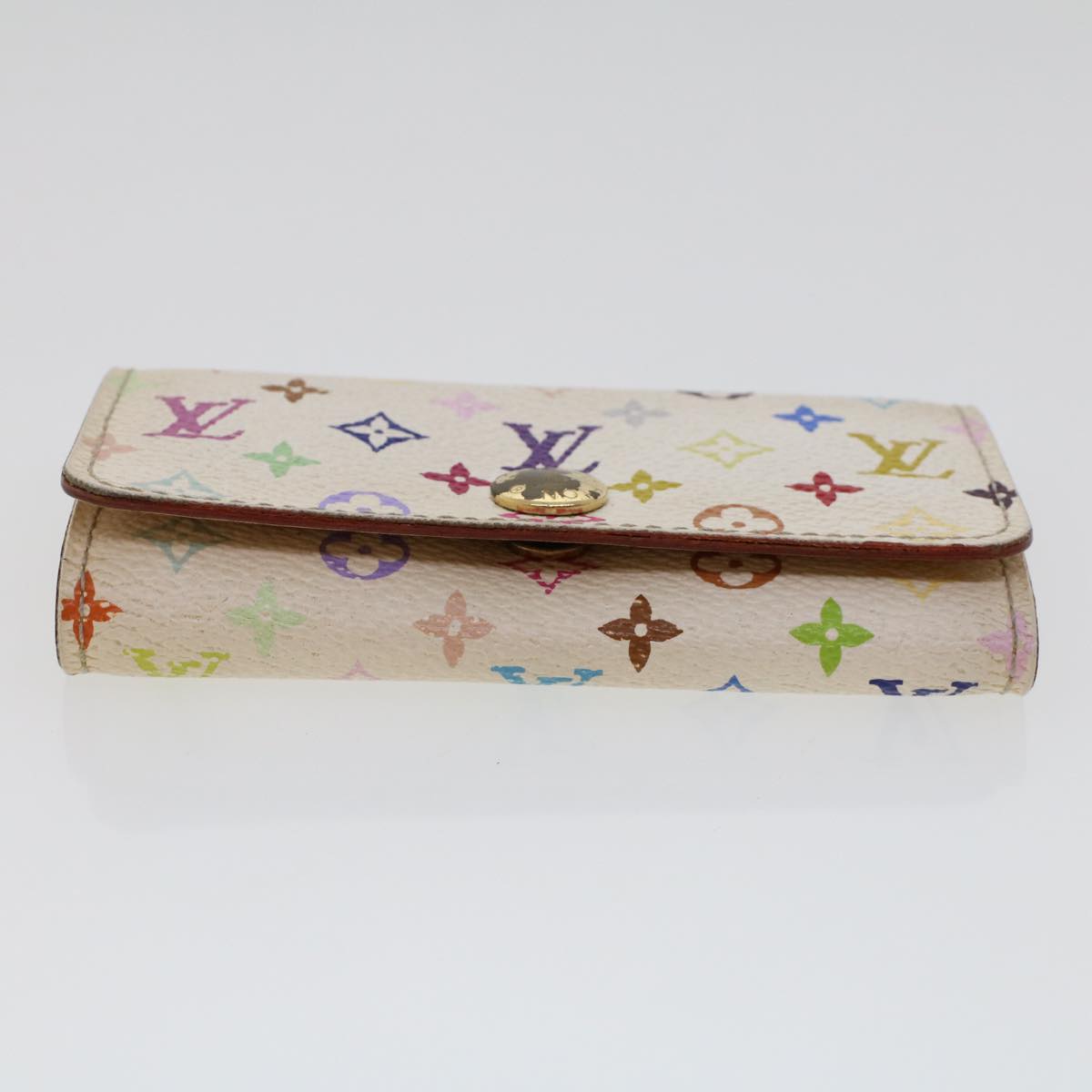 LOUIS VUITTON Monogram Multicolor Multicles 4 Keys Case White M60043 45019