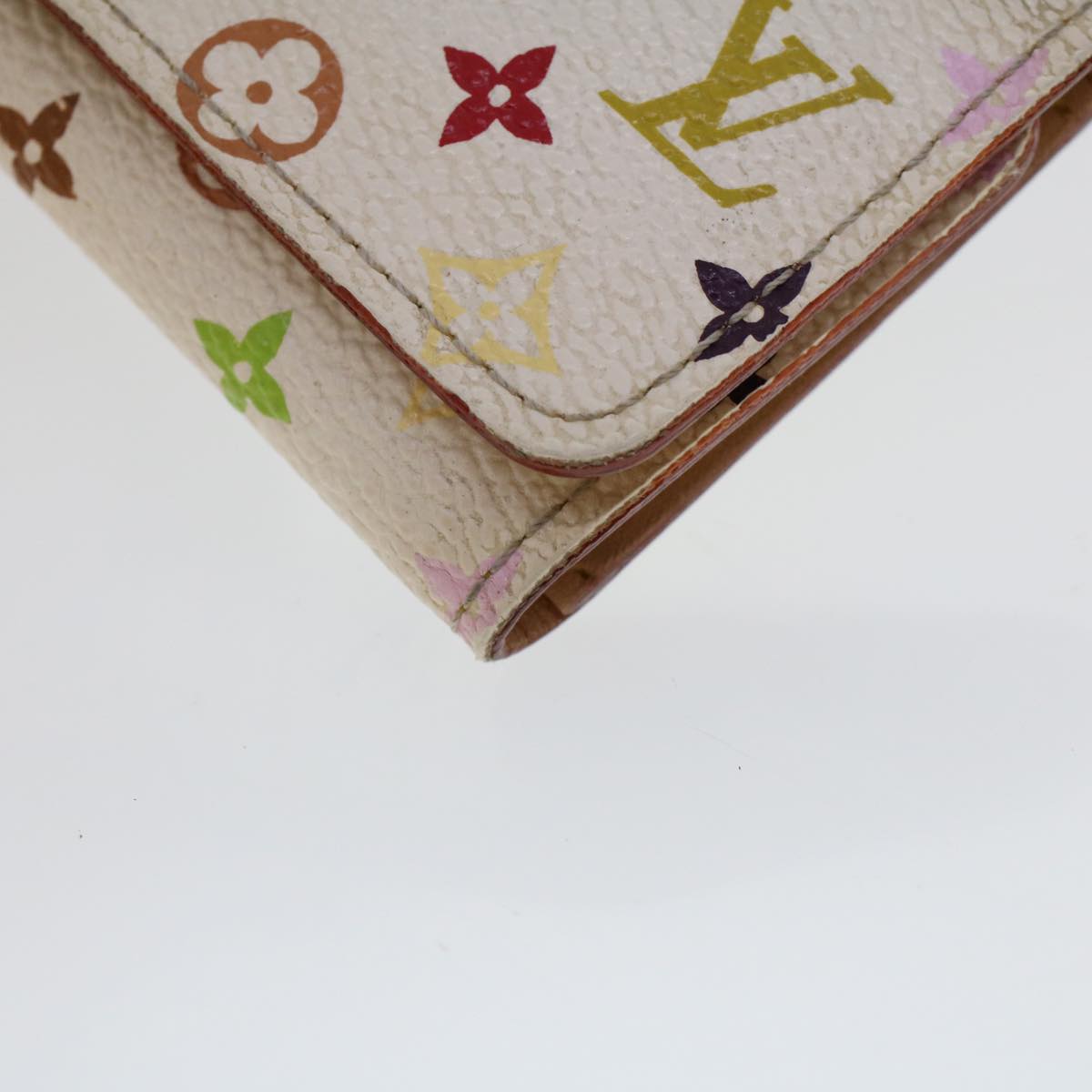 LOUIS VUITTON Monogram Multicolor Multicles 4 Keys Case White M60043 45019