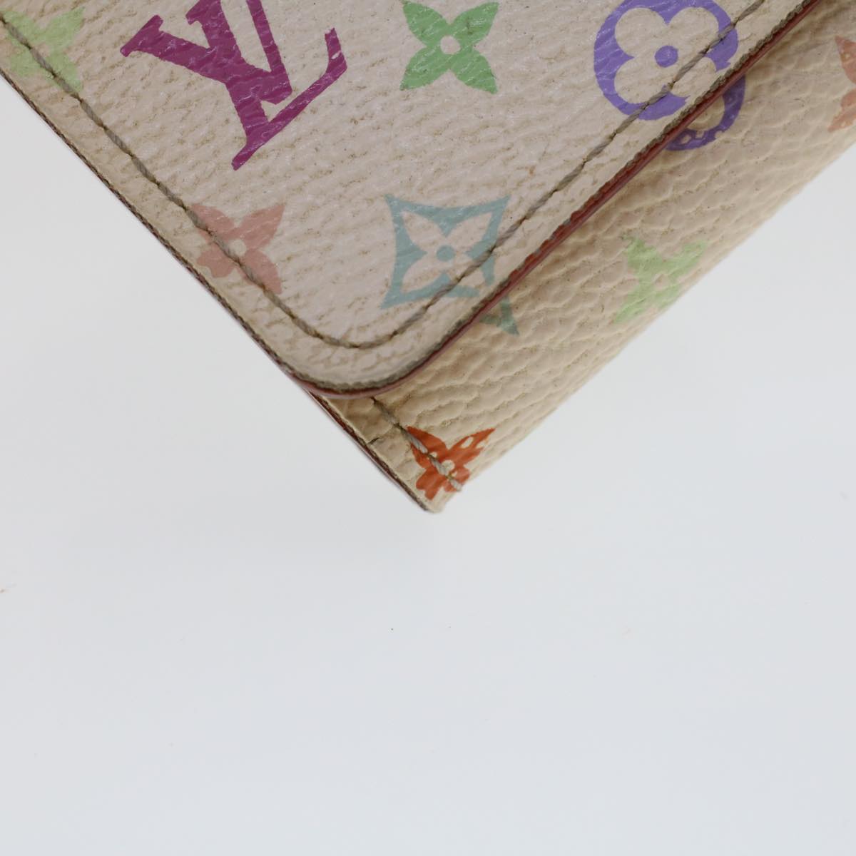 LOUIS VUITTON Monogram Multicolor Multicles 4 Keys Case White M60043 45019