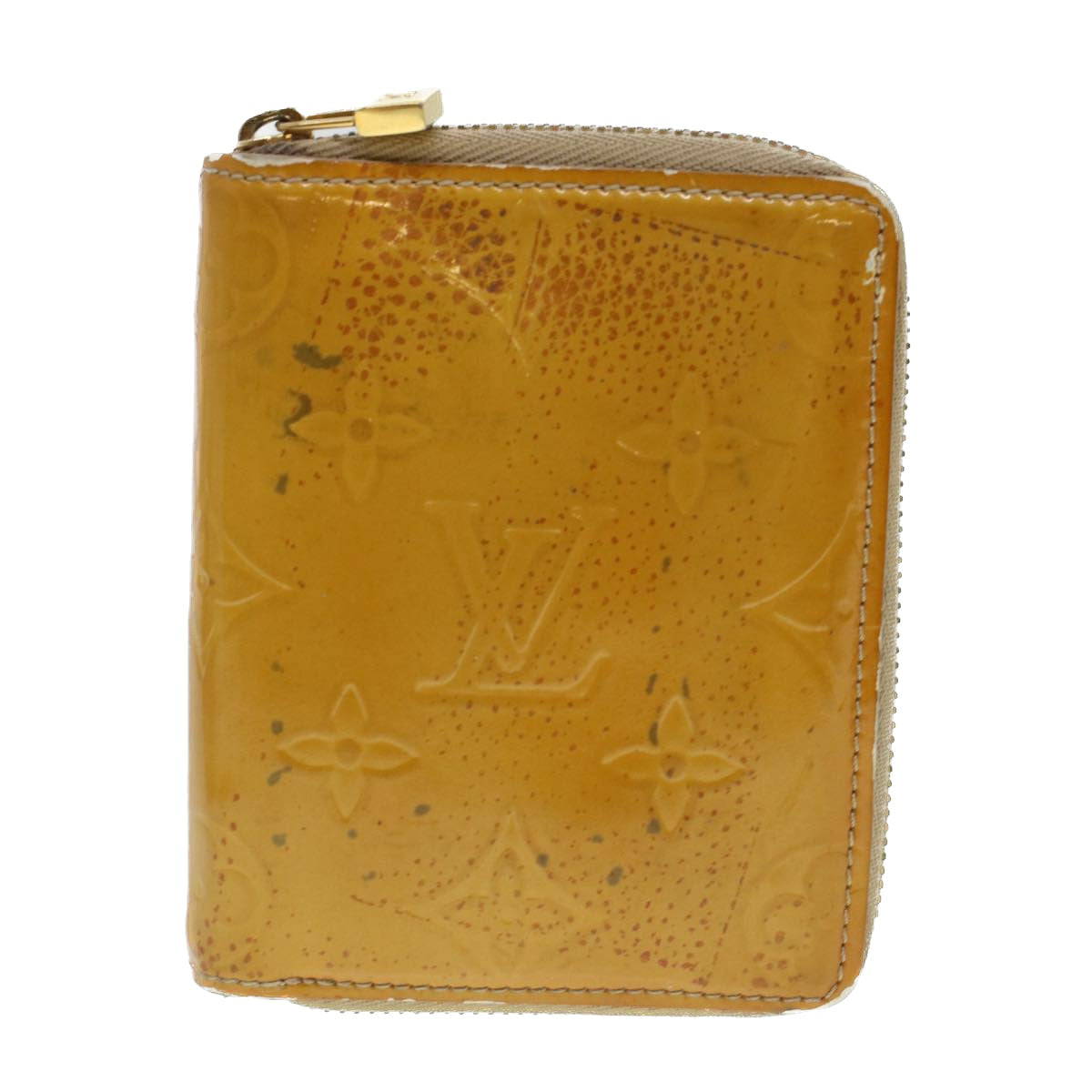 LOUIS VUITTON Monogram Vernis Wallet 2Set Beige Baby Blue LV 45021