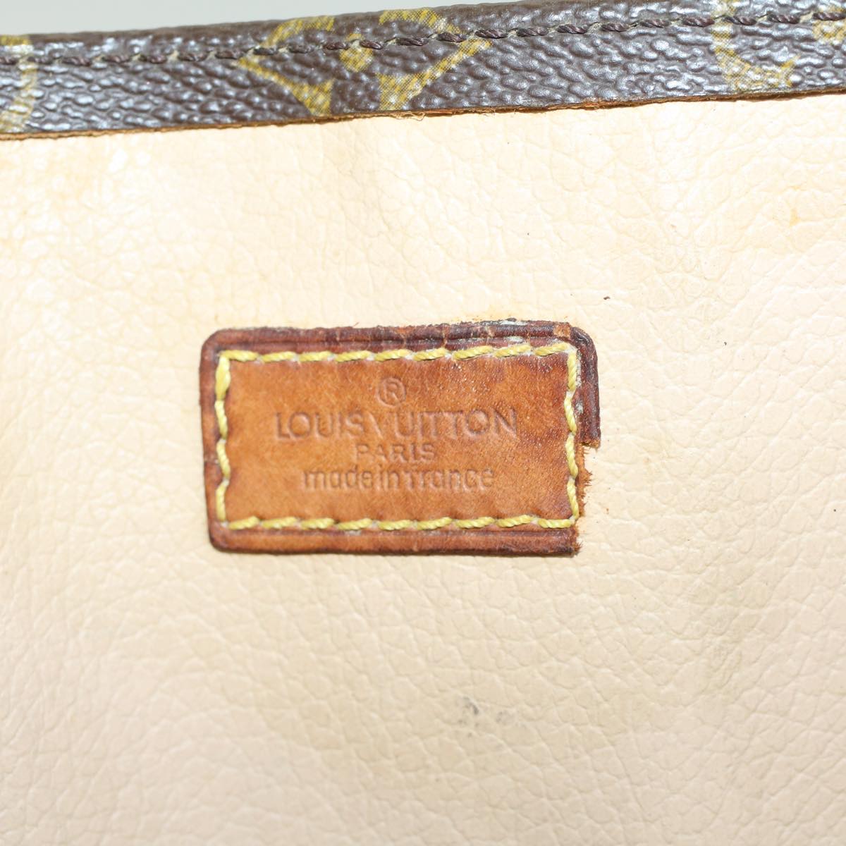 LOUIS VUITTON Monogram Sac Plat Hand Bag M51140 LV 45024