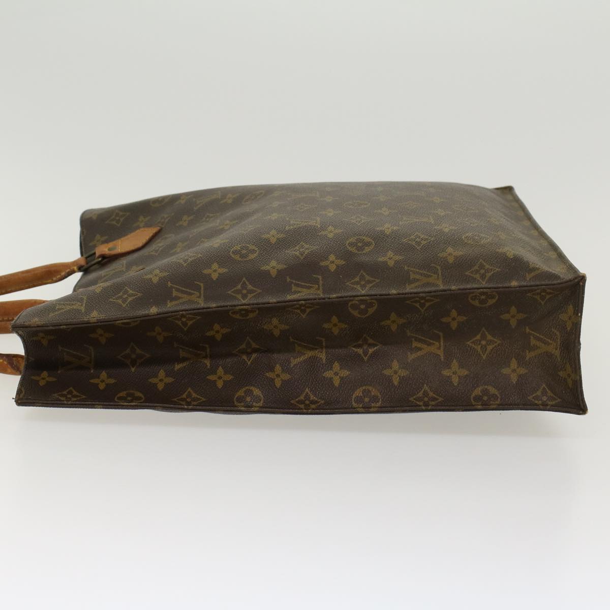 LOUIS VUITTON Monogram Sac Plat Hand Bag M51140 LV 45024