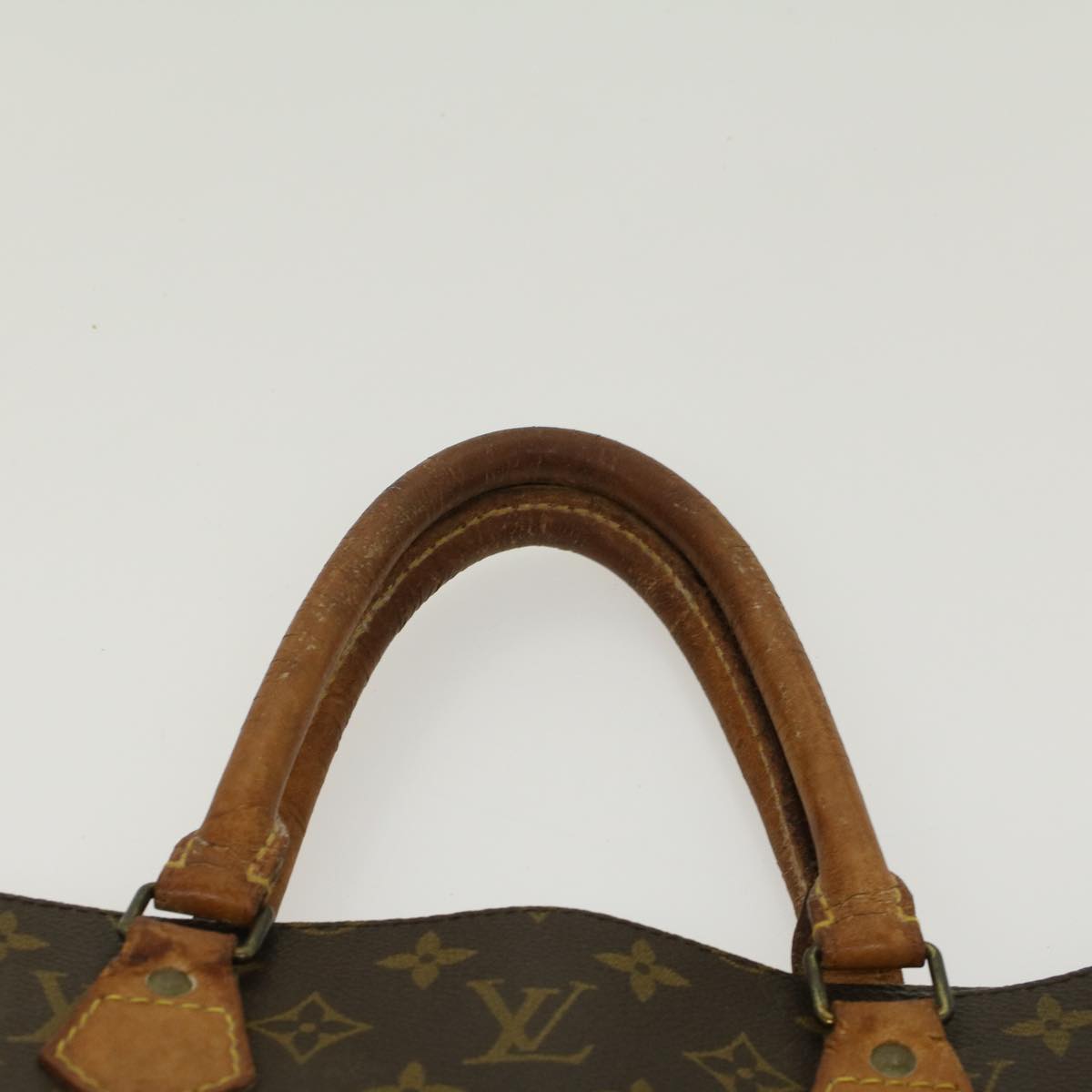 LOUIS VUITTON Monogram Sac Plat Hand Bag M51140 LV 45024