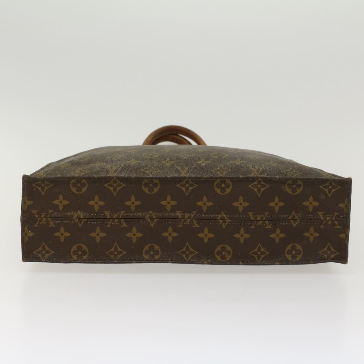 LOUIS VUITTON Monogram Sac Plat Hand Bag M51140 LV 45024