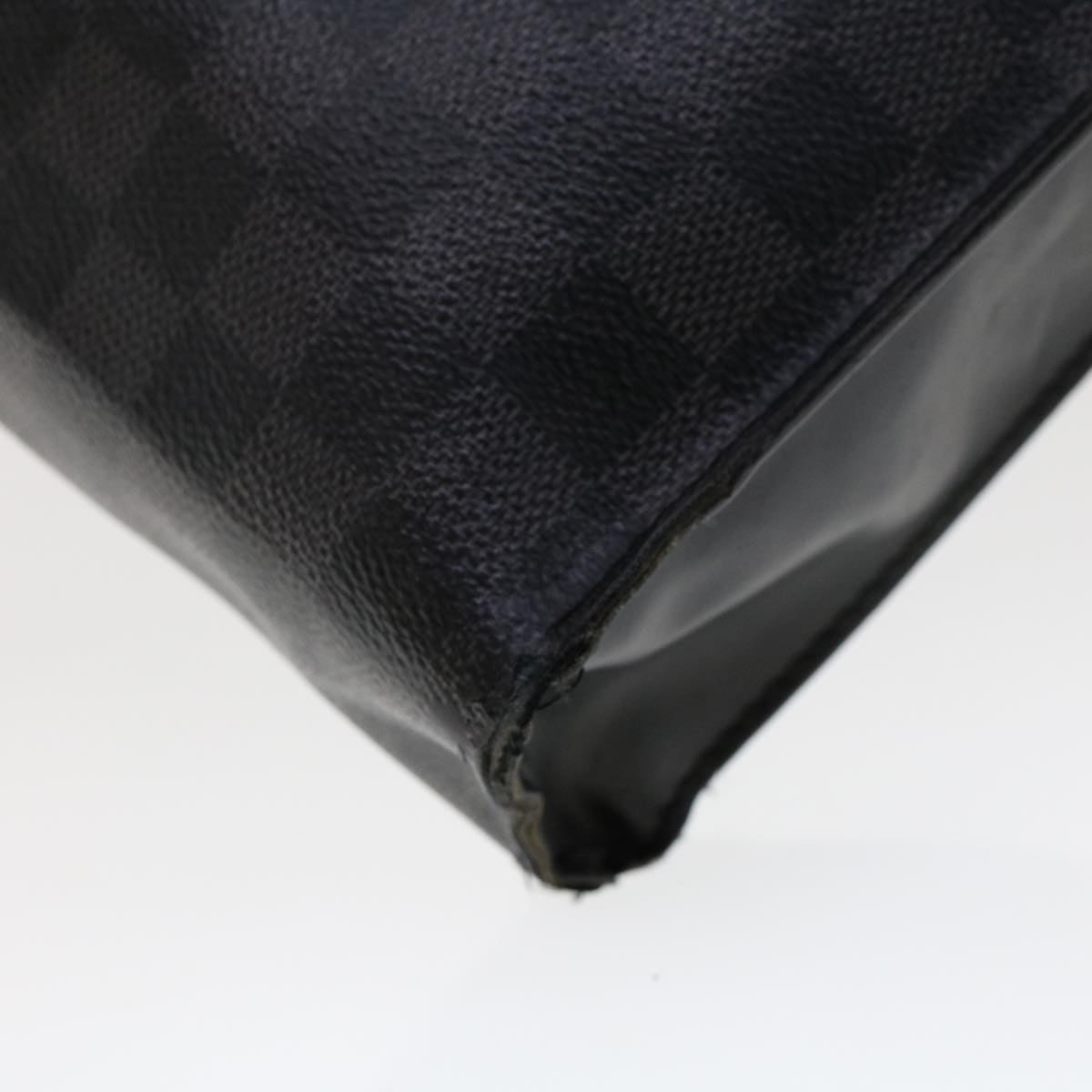 LOUIS VUITTON Damier Graphite Pochette Voyager MM Clutch Bag N41696 45025