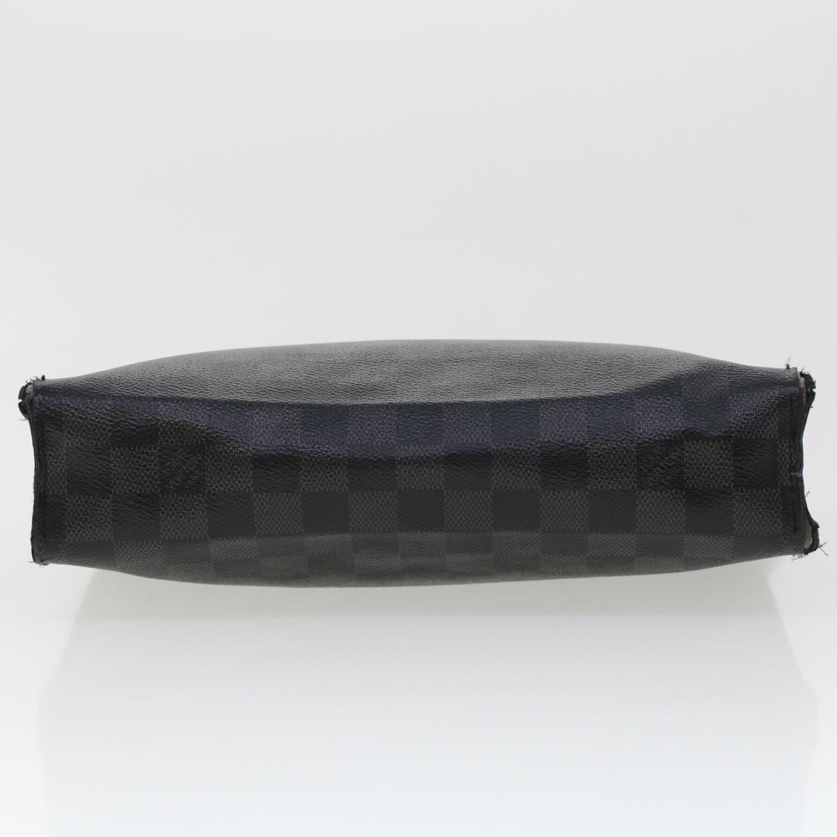 LOUIS VUITTON Damier Graphite Pochette Voyager MM Clutch Bag N41696 45025