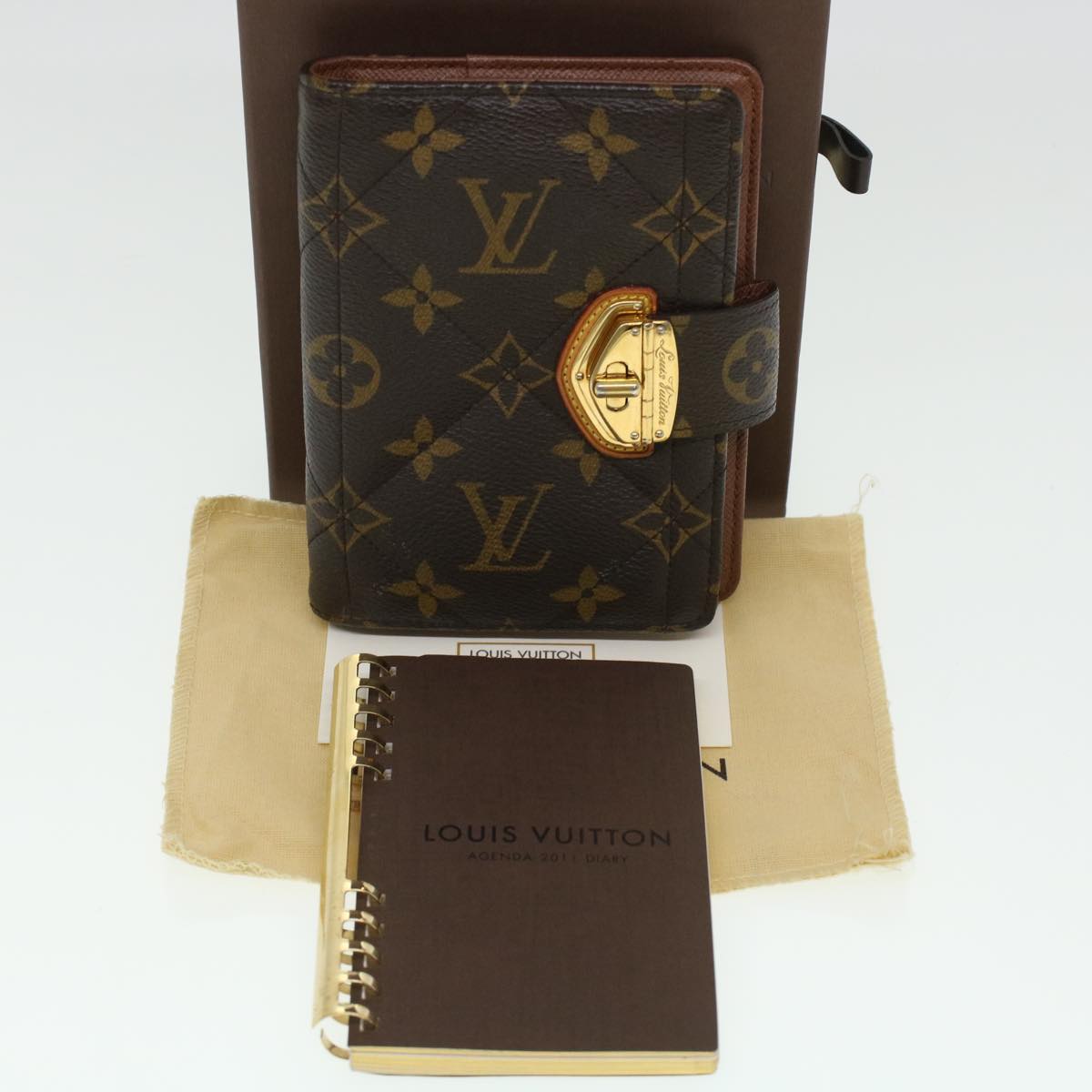 LOUIS VUITTON Monogram Etoile Agenda PM Day Planner Cover R20981 LV 45035