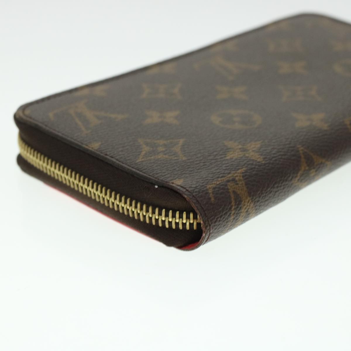LOUIS VUITTON Monogram Totem Zippy Wallet Purple Red blue M61364 LV 45037