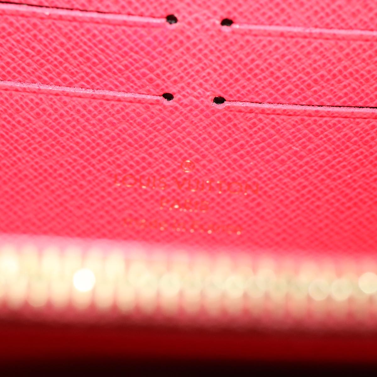LOUIS VUITTON Monogram Totem Zippy Wallet Purple Red blue M61364 LV 45037