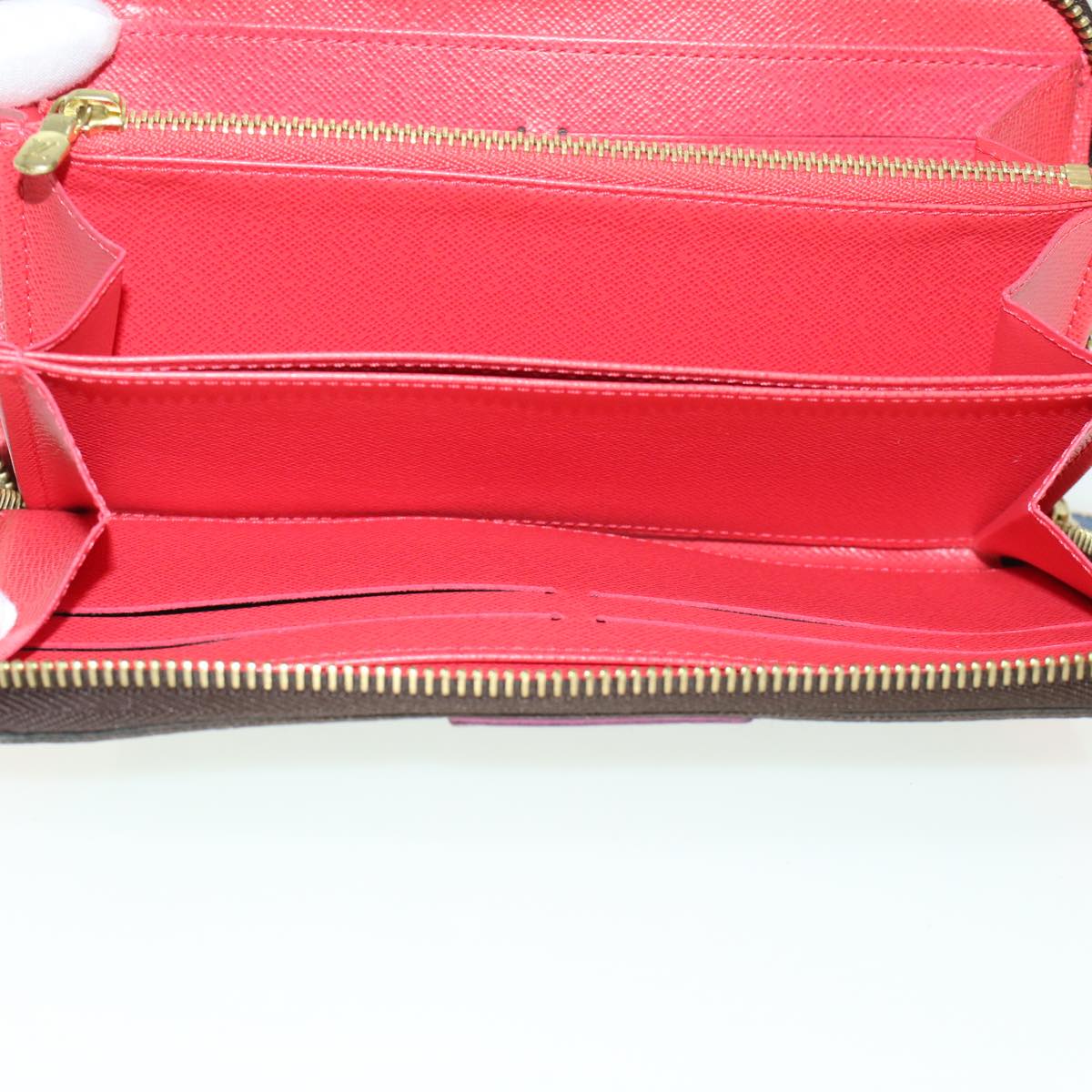 LOUIS VUITTON Monogram Totem Zippy Wallet Purple Red blue M61364 LV 45037