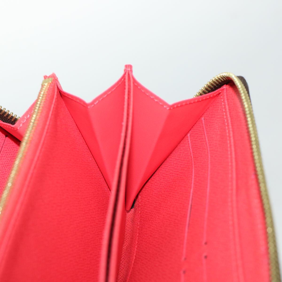 LOUIS VUITTON Monogram Totem Zippy Wallet Purple Red blue M61364 LV 45037