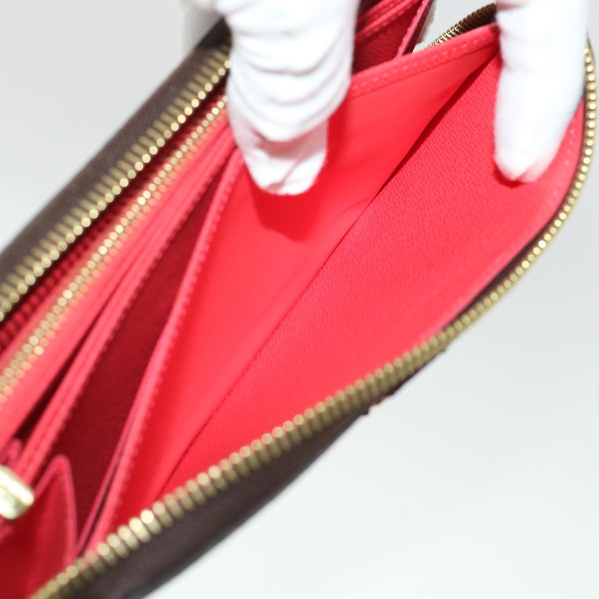 LOUIS VUITTON Monogram Totem Zippy Wallet Purple Red blue M61364 LV 45037