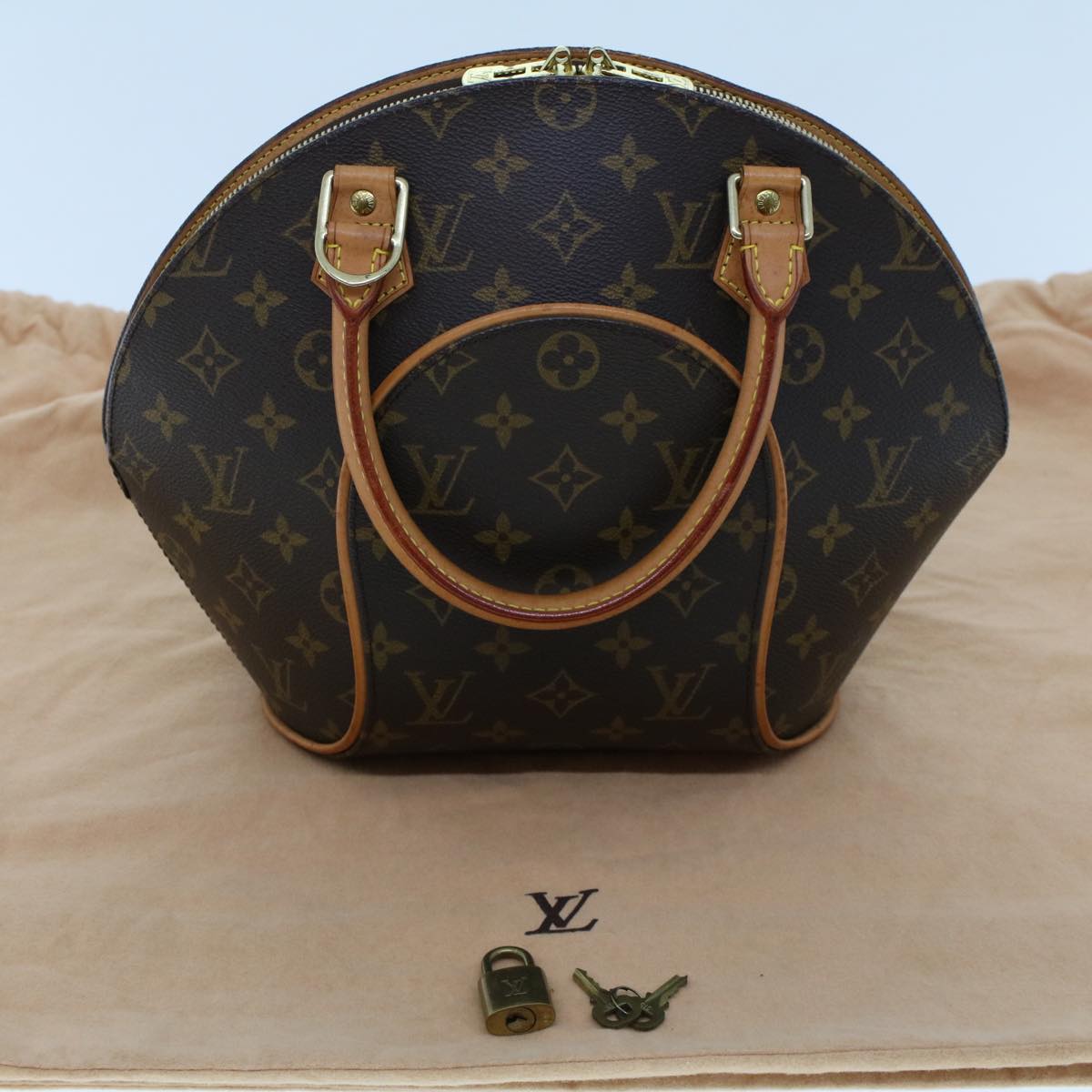 LOUIS VUITTON Monogram Ellipse PM Hand Bag M51127 LV 45038