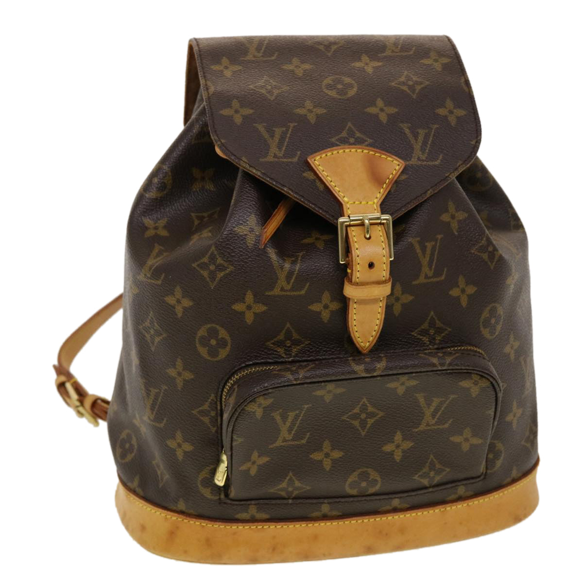 LOUIS VUITTON Monogram Montsouris MM Backpack M51136 LV 45047