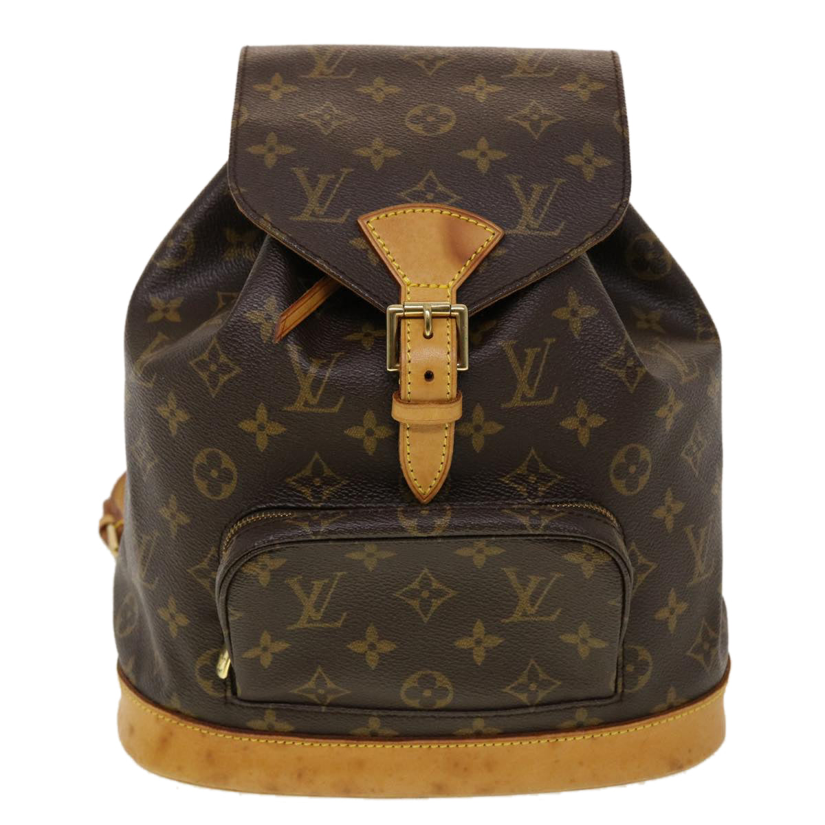 LOUIS VUITTON Monogram Montsouris MM Backpack M51136 LV 45047