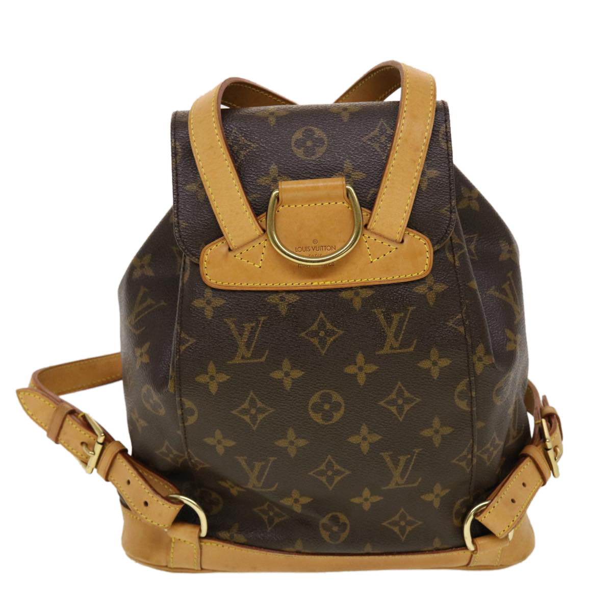 LOUIS VUITTON Monogram Montsouris MM Backpack M51136 LV 45047
