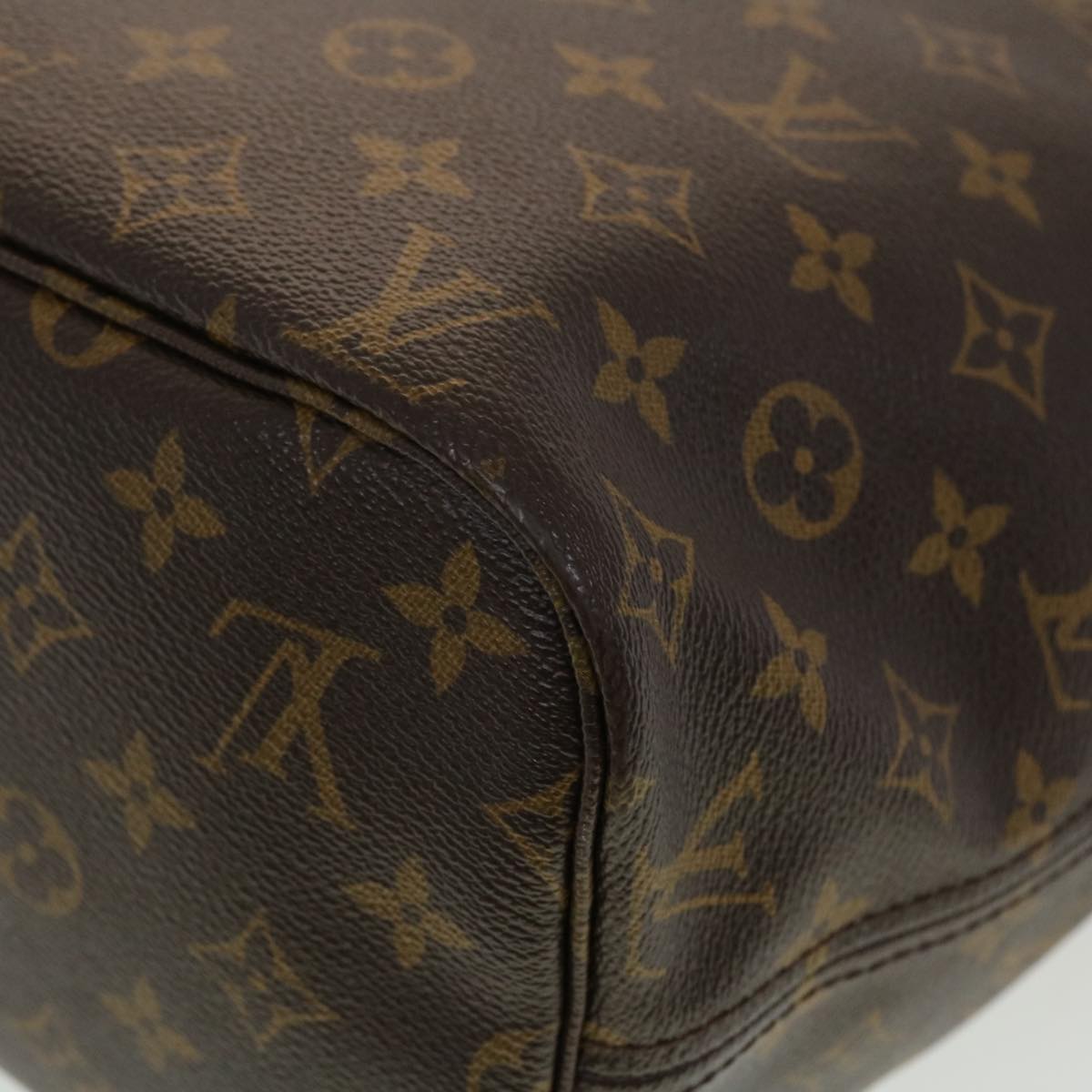 LOUIS VUITTON Monogram Neverfull MM Tote Bag M40156 LV 45051