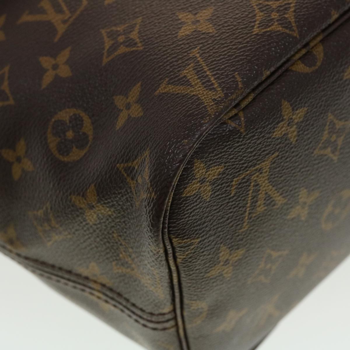 LOUIS VUITTON Monogram Neverfull MM Tote Bag M40156 LV 45051