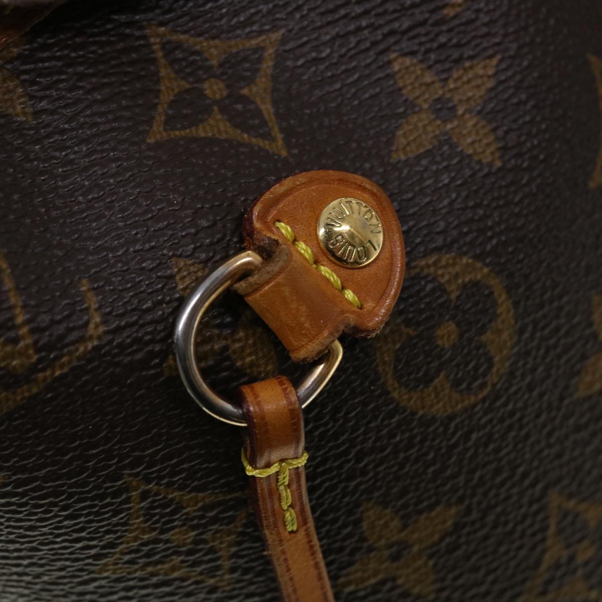 LOUIS VUITTON Monogram Neverfull MM Tote Bag M40156 LV 45051