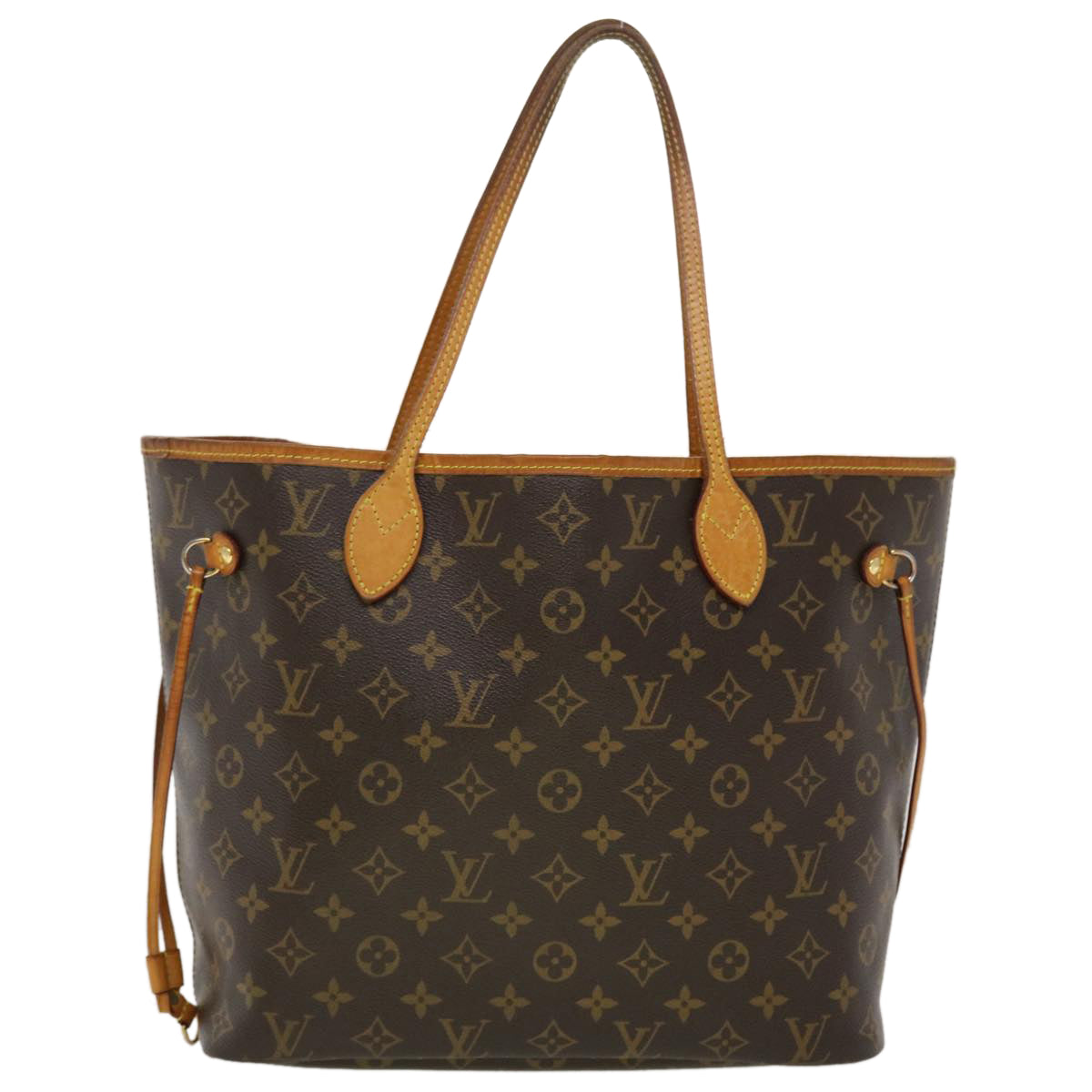 LOUIS VUITTON Monogram Neverfull MM Tote Bag M40156 LV 45051