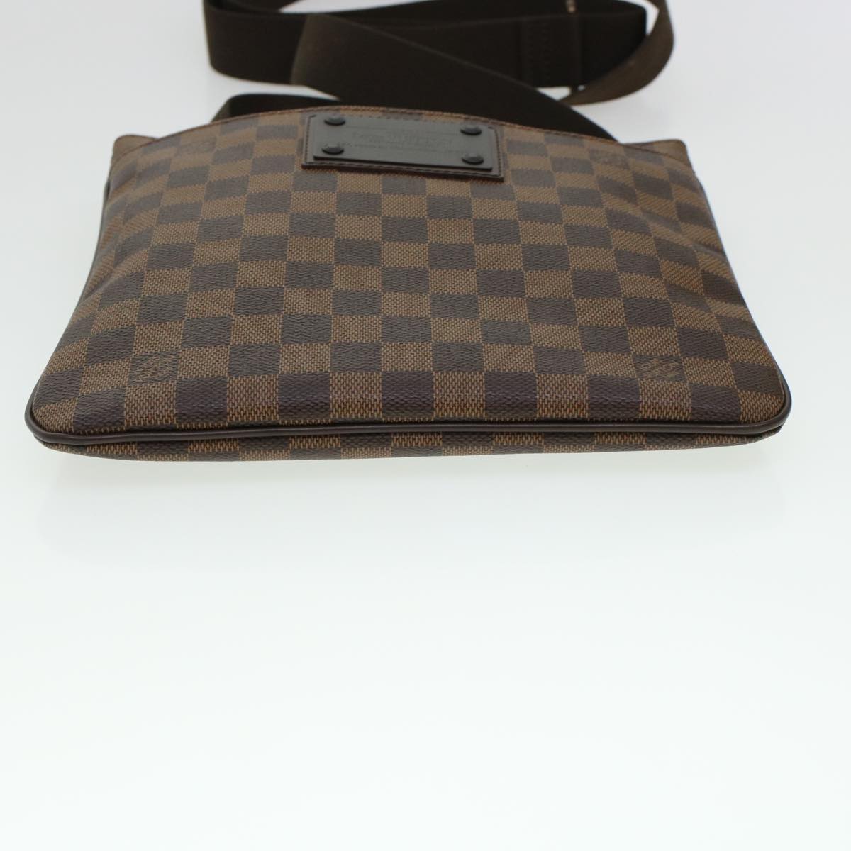 LOUIS VUITTON Damier Ebene Pochette Plat Brooklyn Bag N41100 45052A