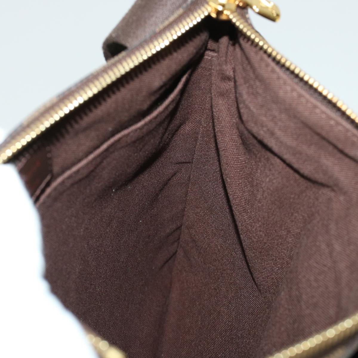 LOUIS VUITTON Damier Ebene Pochette Plat Brooklyn Bag N41100 45052A