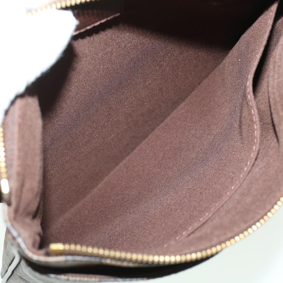 LOUIS VUITTON Damier Ebene Pochette Plat Brooklyn Bag N41100 45052A