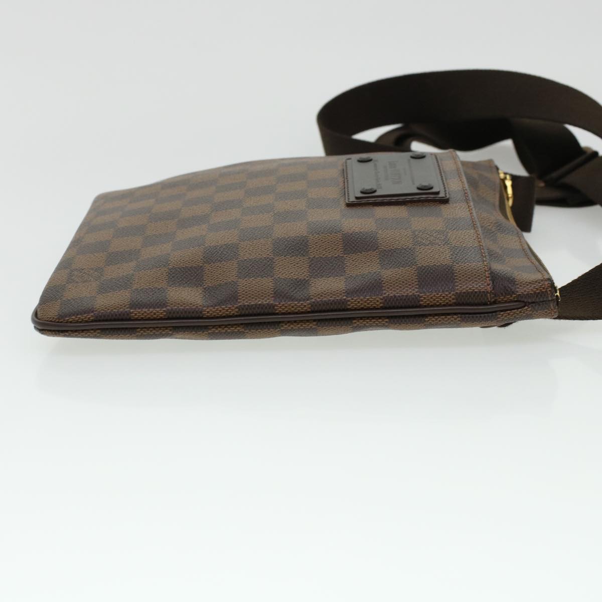 LOUIS VUITTON Damier Ebene Pochette Plat Brooklyn Bag N41100 45052A