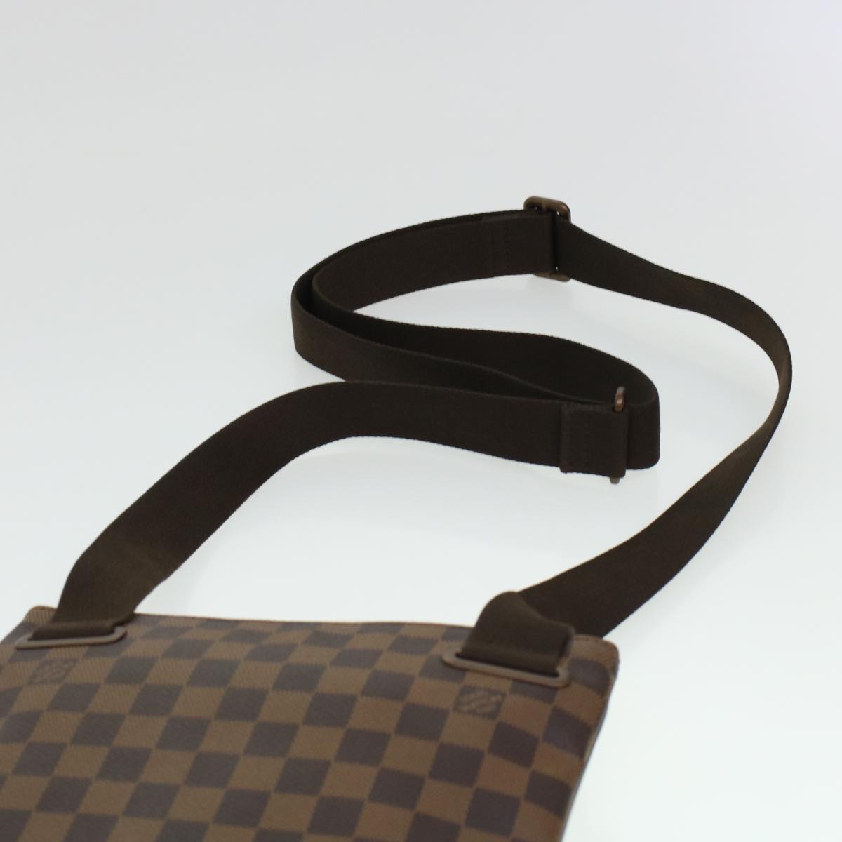 LOUIS VUITTON Damier Ebene Pochette Plat Brooklyn Bag N41100 45052A