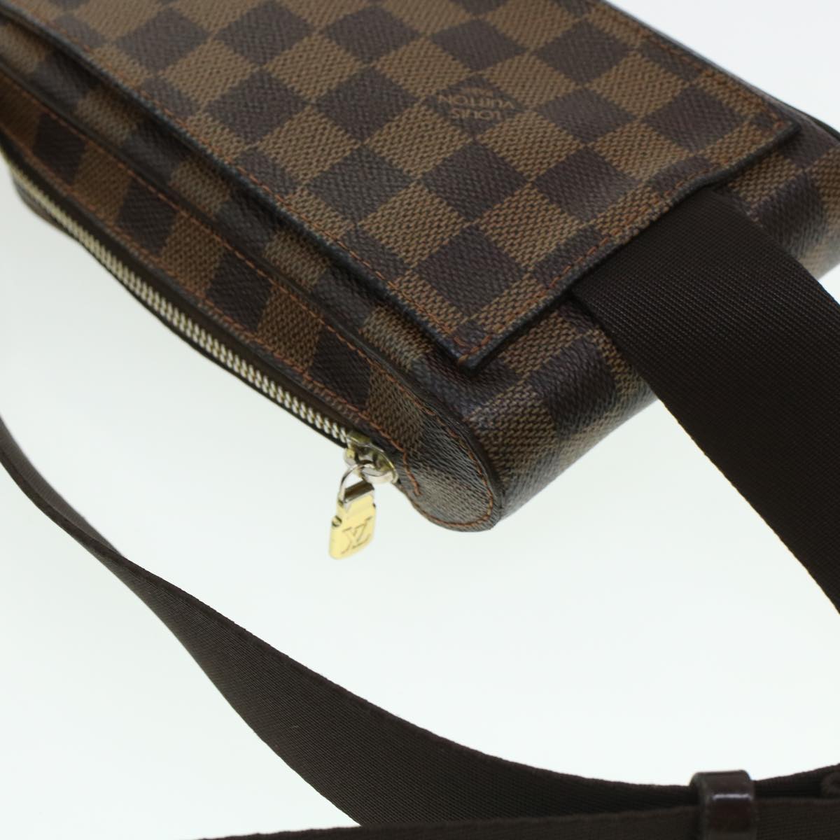 LOUIS VUITTON Damier Ebene Geronimos Shoulder Bag N51994 LV 45055