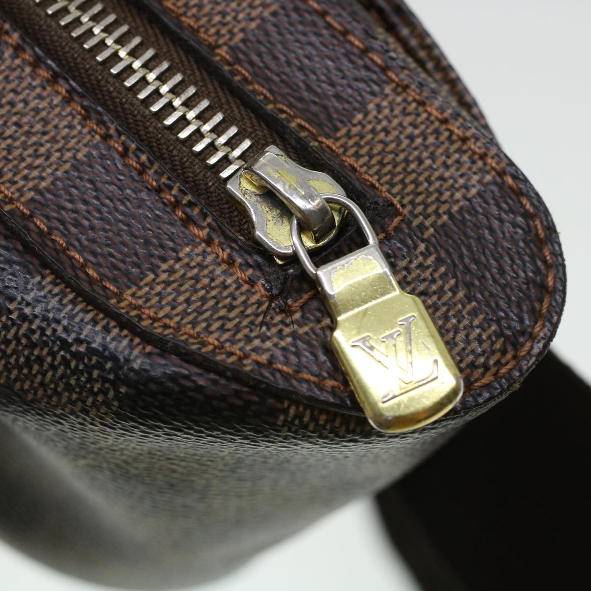 LOUIS VUITTON Damier Ebene Geronimos Shoulder Bag N51994 LV 45055