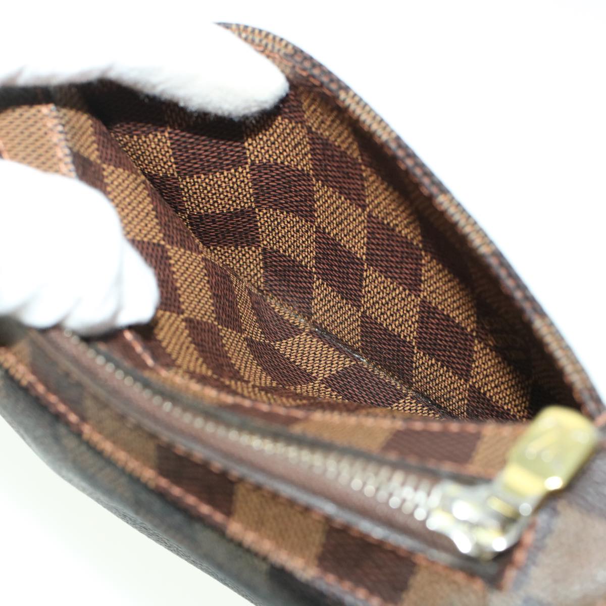 LOUIS VUITTON Damier Ebene Geronimos Shoulder Bag N51994 LV 45055