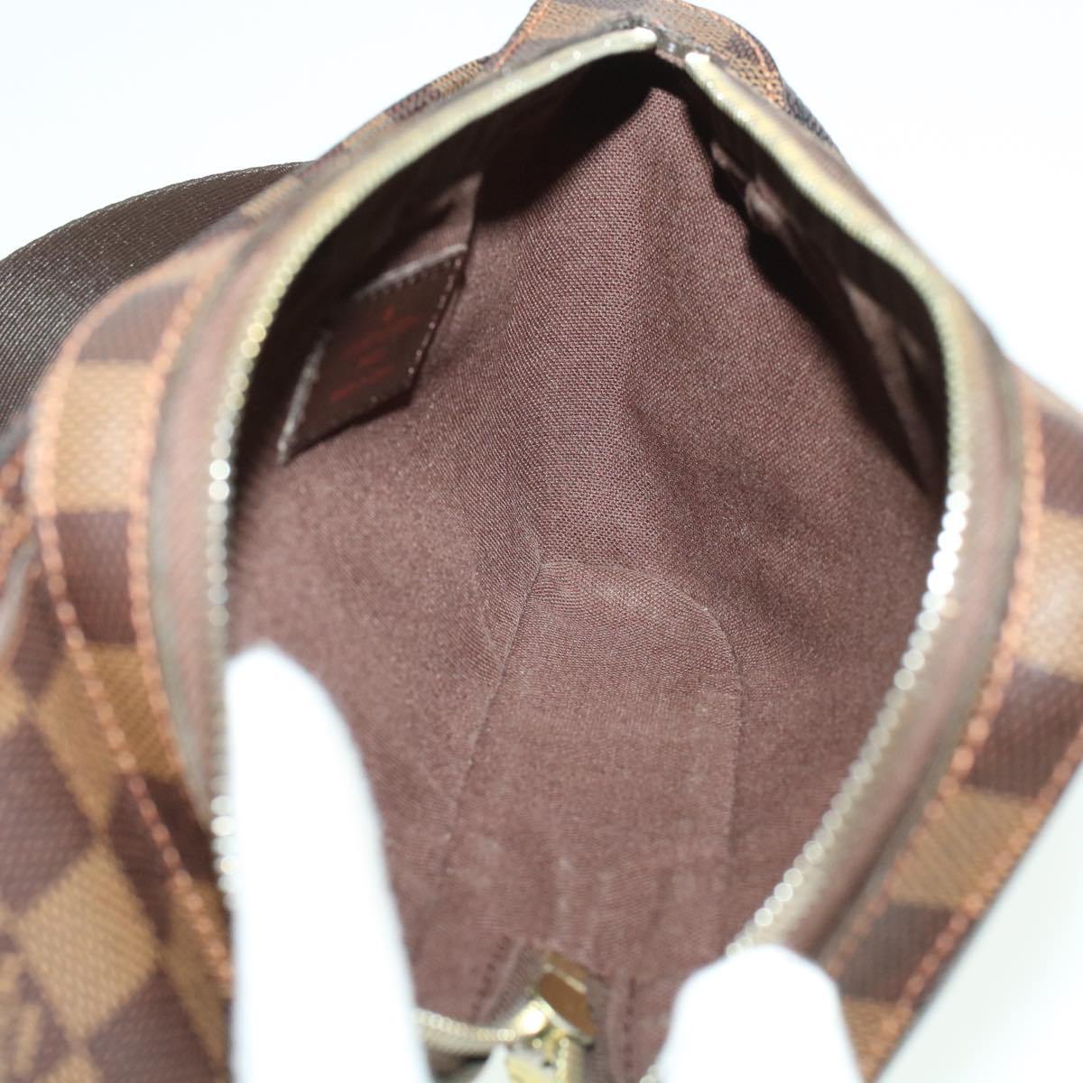 LOUIS VUITTON Damier Ebene Geronimos Shoulder Bag N51994 LV 45055