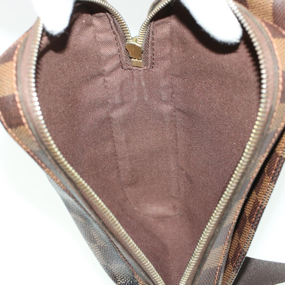 LOUIS VUITTON Damier Ebene Geronimos Shoulder Bag N51994 LV 45055