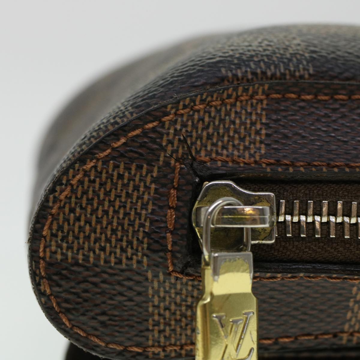 LOUIS VUITTON Damier Ebene Geronimos Shoulder Bag N51994 LV 45055