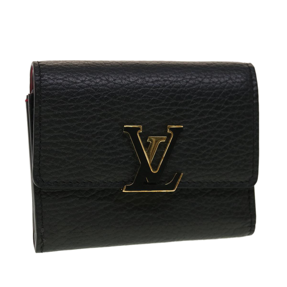 LOUIS VUITTON Portefeuille Capsine XS Wallet Taurillon Black M68587 45059
