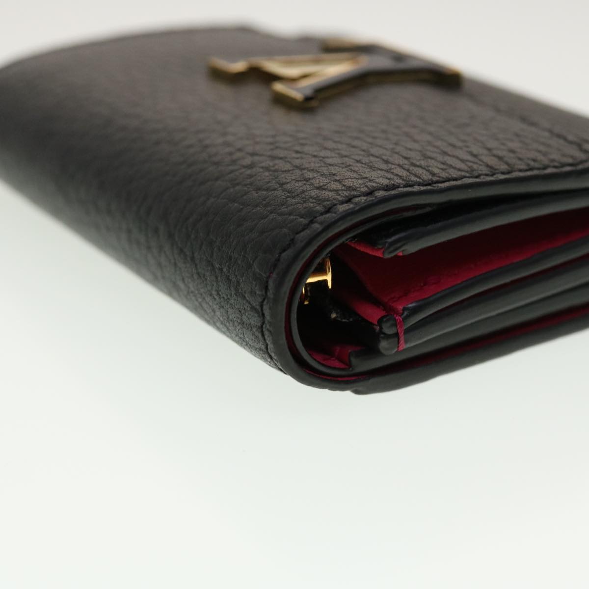 LOUIS VUITTON Portefeuille Capsine XS Wallet Taurillon Black M68587 45059