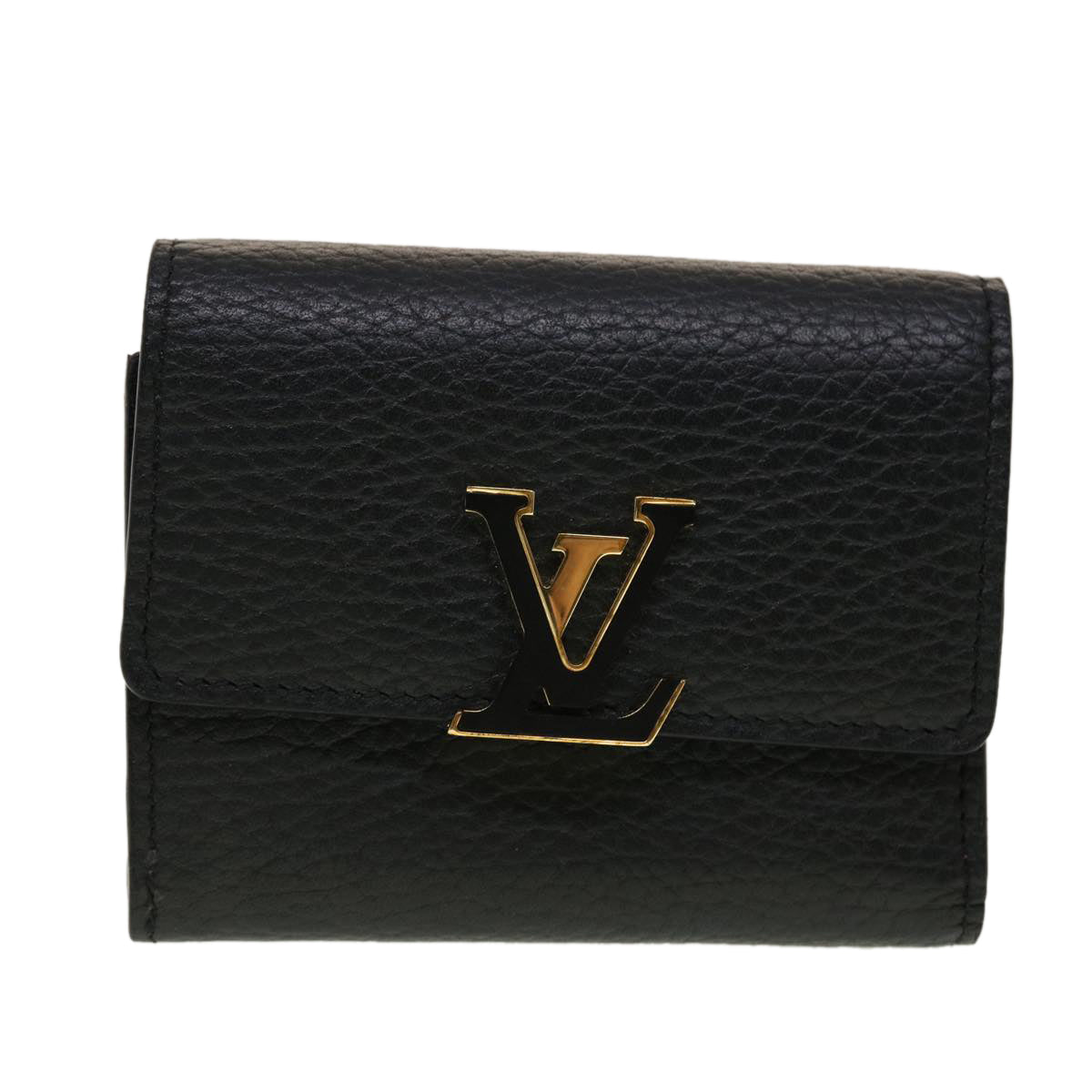 LOUIS VUITTON Portefeuille Capsine XS Wallet Taurillon Black M68587 45059